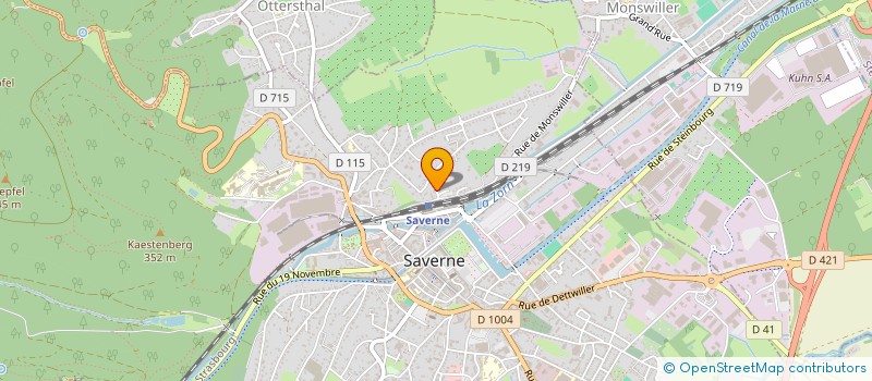 localisation de l'entreprise SCI GILLOUX  SAVERNE