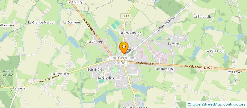 localisation de l'entreprise SCI GILLOUX 71 à SAINT-GERMAIN-DU-BOIS