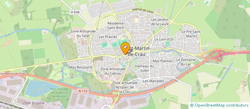 localisation de l'entreprise SCI GILLY à SAINT-MARTIN-DE-CRAU