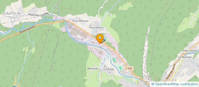 localisation de l'entreprise SCI GILLY à THONES