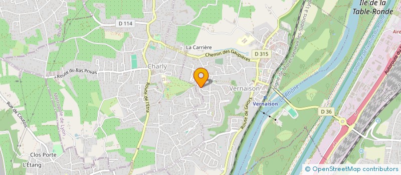 localisation de l'entreprise SCI GILLY  VERNAISON