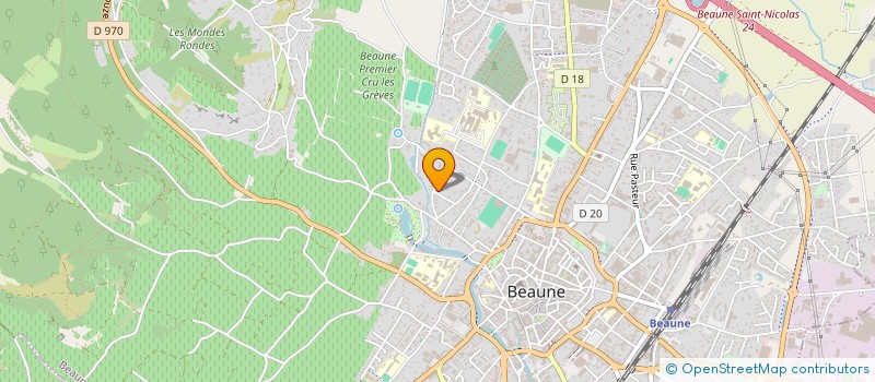 localisation de l'entreprise SCI GILLY VOUGEOT à BEAUNE