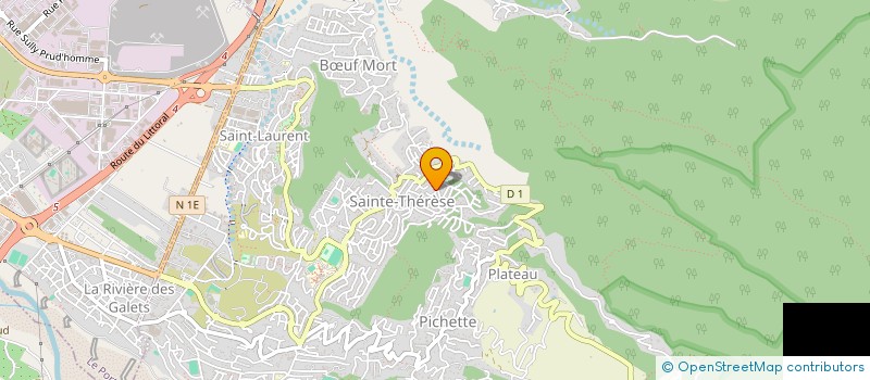localisation de l'entreprise SCI GILMANU à LA POSSESSION
