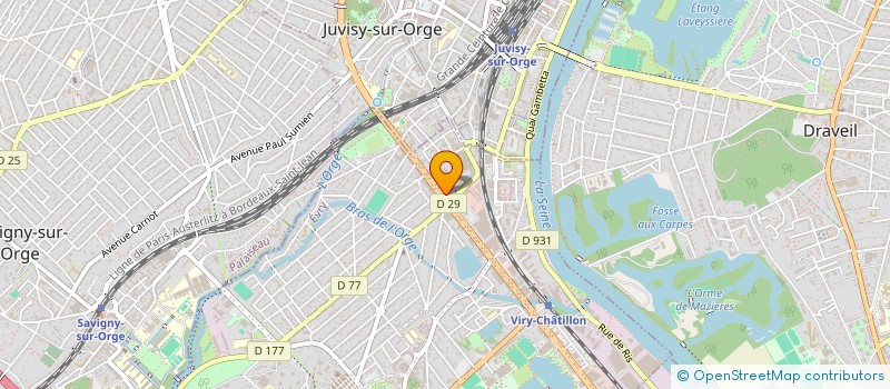 localisation de l'entreprise SCI GILMAR à VIRY-CHATILLON