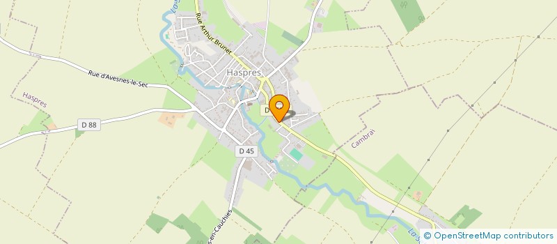 localisation de l'entreprise SCI GILMAR  HASPRES