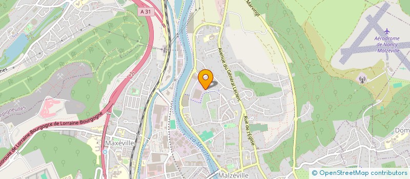 localisation de l'entreprise SCI GILMAX  MALZEVILLE