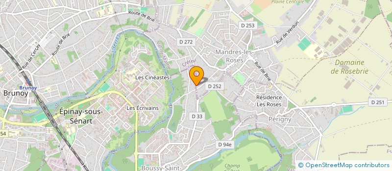 localisation de l'entreprise SCI GILMG  MANDRES-LES-ROSES