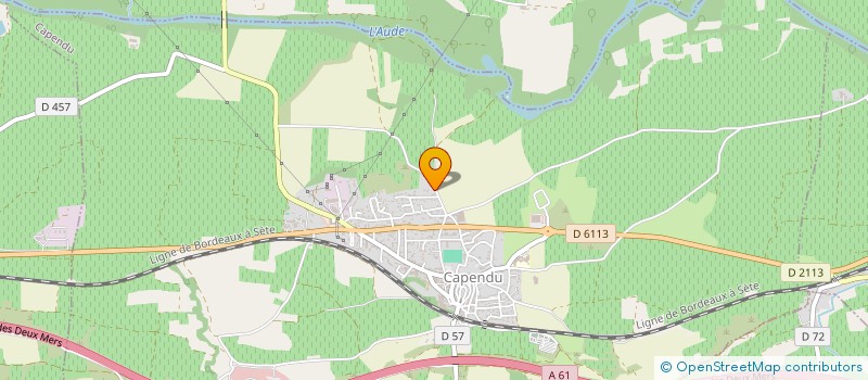 localisation de l'entreprise SCI GILMI  CAPENDU