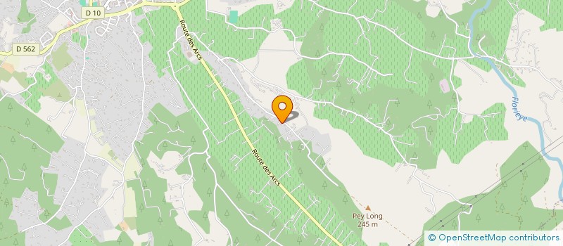 localisation de l'entreprise SCI GILOU  LORGUES