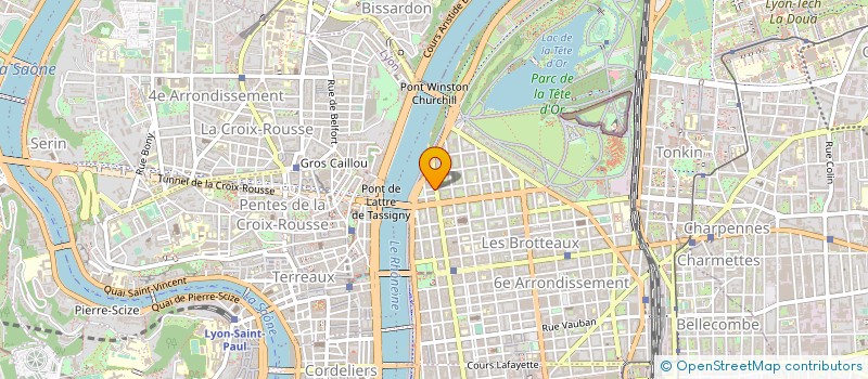 localisation de l'entreprise SCI GILPAT  LYON