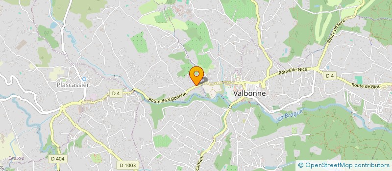 localisation de l'entreprise SCI GILPAU  CHATEAUNEUF-GRASSE