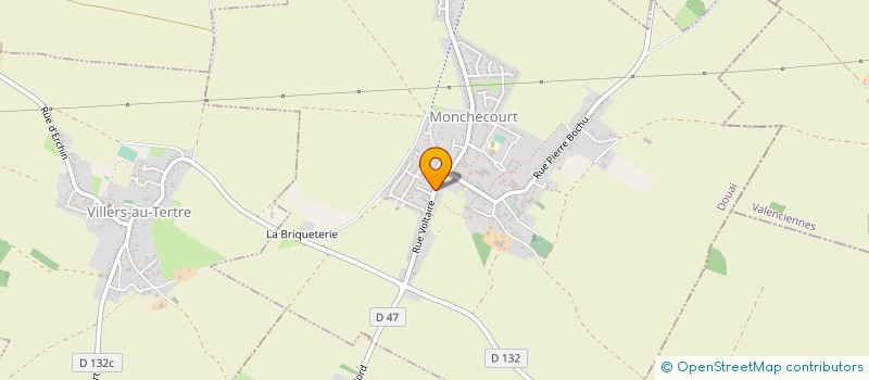 localisation de l'entreprise SCI GILROY à MONCHECOURT