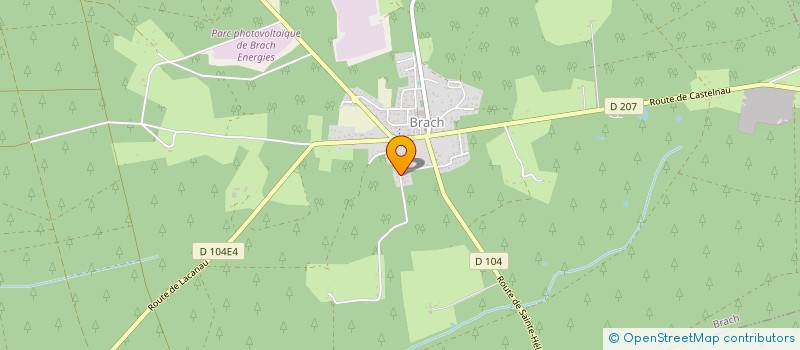 localisation de l'entreprise SCI GILSEN  BRACH