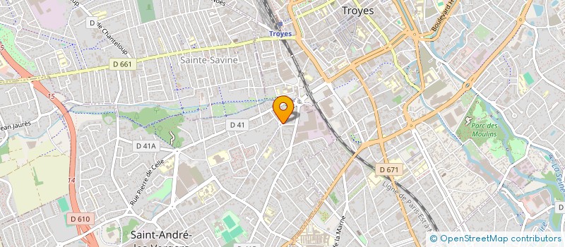 localisation de l'entreprise SCI GILTHIER  SAINT-ANDRE-LES-VERGERS