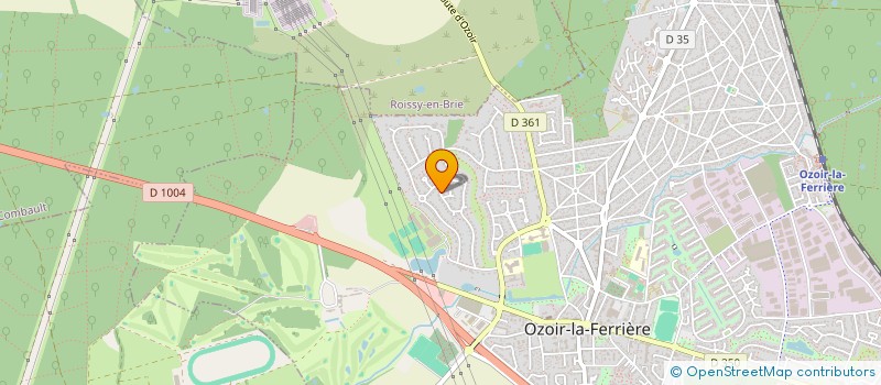 localisation de l'entreprise SCI GILYMATT  OZOIR-LA-FERRIERE