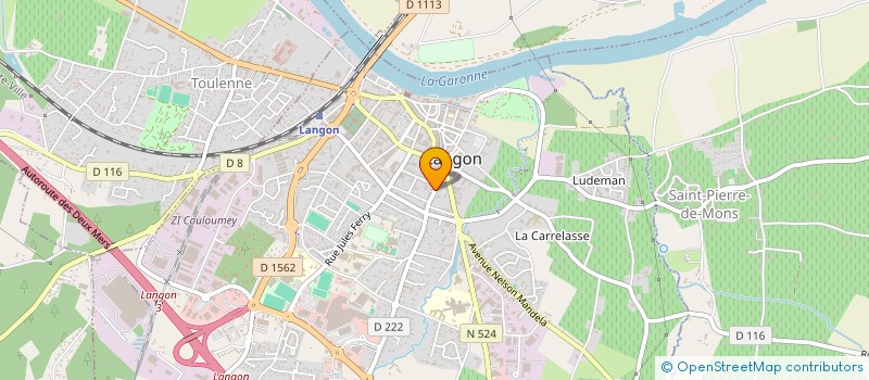 localisation de l'entreprise SCI GIM à LANGON