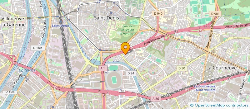 localisation de l'entreprise SCI GIM  SAINT-DENIS