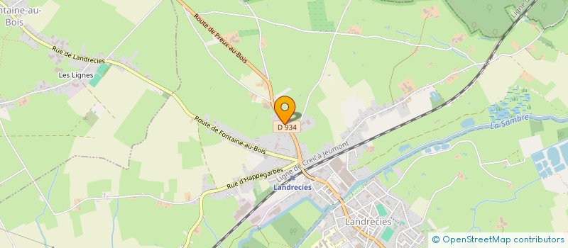 localisation de l'entreprise SCI GIMA  LANDRECIES