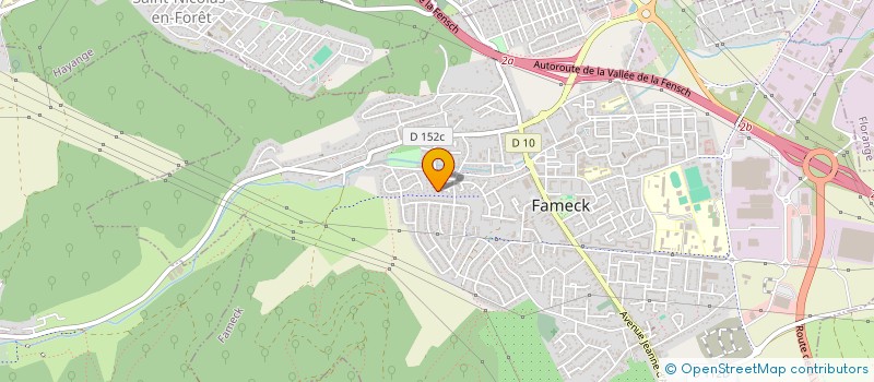 localisation de l'entreprise SCI GIMA  FAMECK