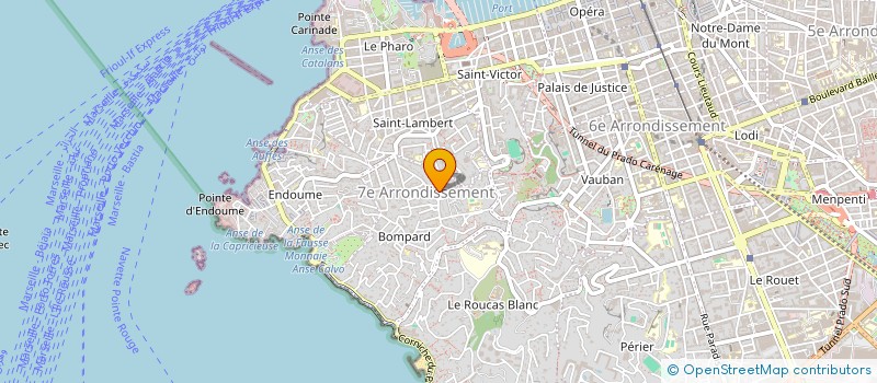 localisation de l'entreprise SCI GIMA à MARSEILLE