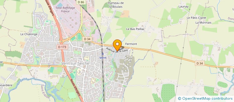 localisation de l'entreprise SCI GIMA  VERN-SUR-SEICHE