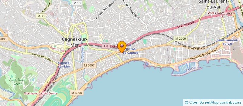 localisation de l'entreprise SCI GIMADE à CAGNES-SUR-MER
