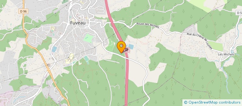 localisation de l'entreprise SCI GIMEAV  FUVEAU