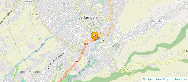 localisation de l'entreprise SCI GIMENES COZETTE à LE TAMPON