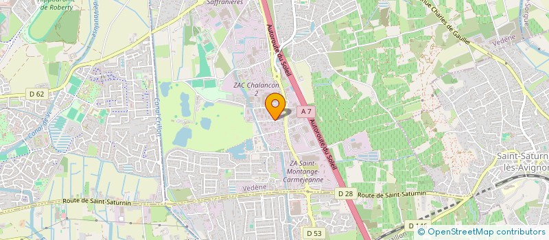 localisation de l'entreprise SCI GIMENEZ  VEDENE