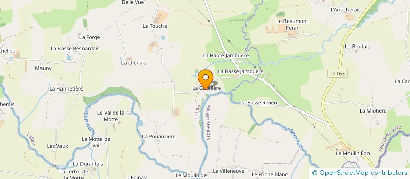 localisation de l'entreprise SCI GIMENO FRERES  LALLEU