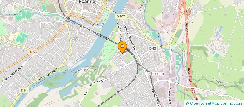 localisation de l'entreprise SCI GIMI  LE COTEAU