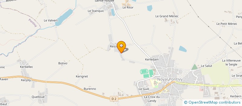 localisation de l'entreprise SCI GIMI  NOYAL-PONTIVY