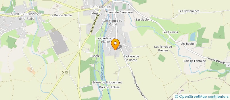 localisation de l'entreprise SCI GIMI à CHATILLON-COLIGNY