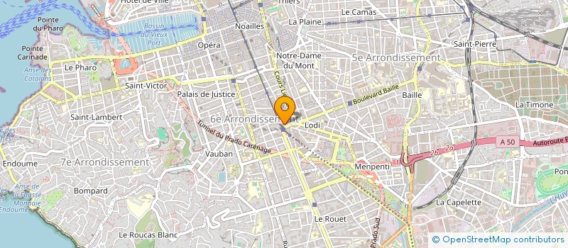 localisation de l'entreprise SCI GIMI à MARSEILLE