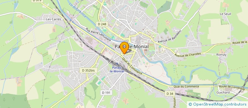 localisation de l'entreprise SCI GIMI  PARAY-LE-MONIAL