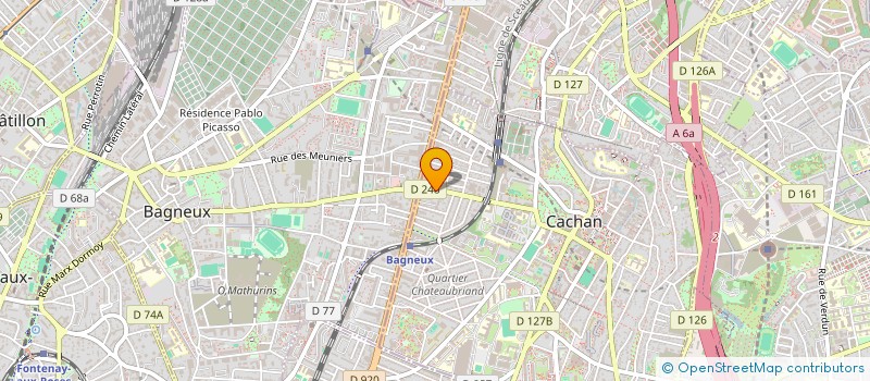 localisation de l'entreprise SCI GIMILI  CACHAN