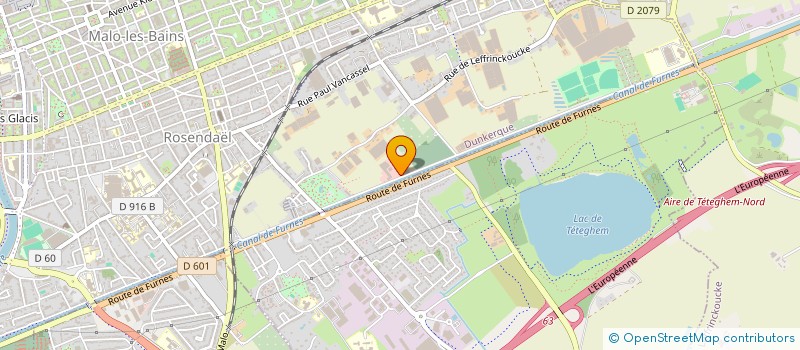 localisation de l'entreprise SCI GIMINAVE à DUNKERQUE