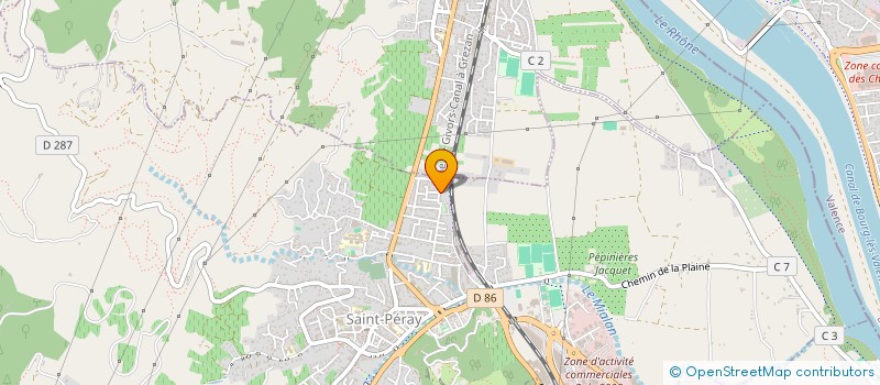 localisation de l'entreprise SCI GIMO  SAINT-PERAY