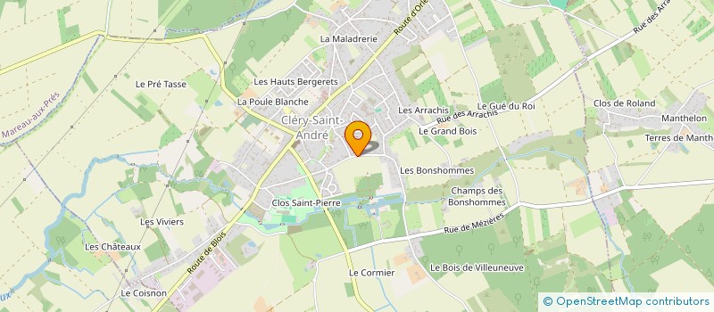 localisation de l'entreprise SCI GIMOROKA à CLERY-SAINT-ANDRE