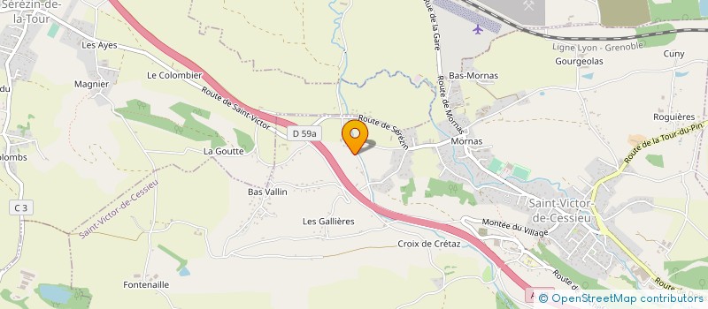 localisation de l'entreprise SCI GIMY  LA BATIE-MONTGASCON