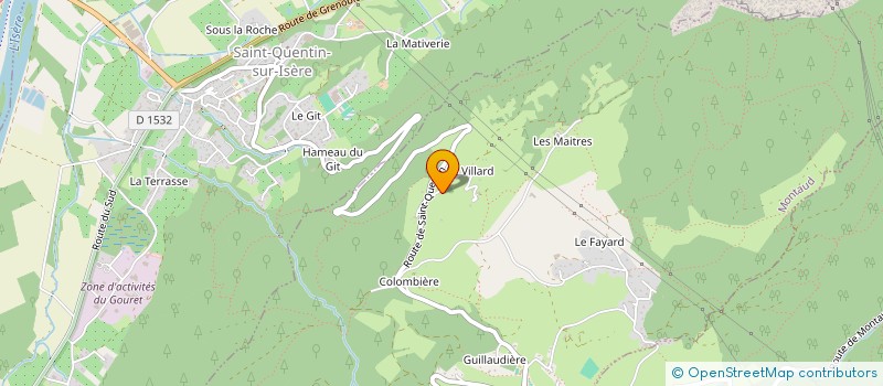 localisation de l'entreprise SCI GIN-LO  LA BUISSE