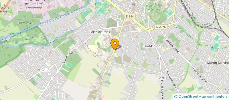 localisation de l'entreprise SCI GIN TONIC à CAMBRAI