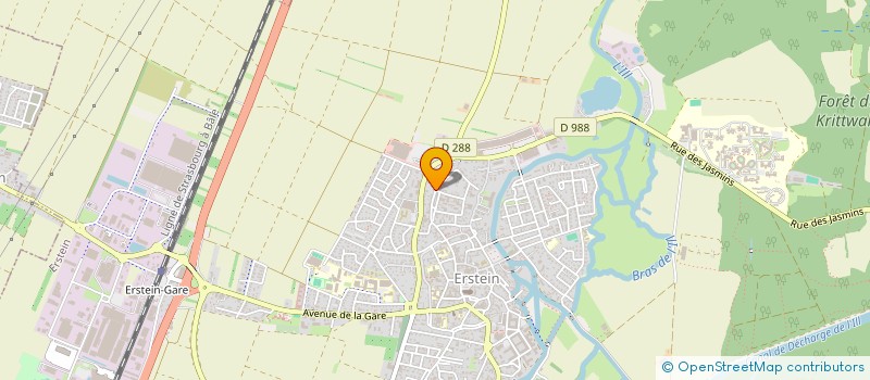 localisation de l'entreprise SCI GINA  ERSTEIN
