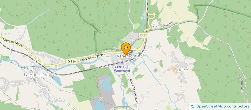 localisation de l'entreprise SCI GINA  HOUSSIERE (LA)