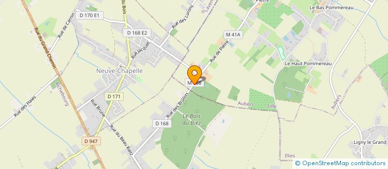 localisation de l'entreprise SCI GINA à AUBERS
