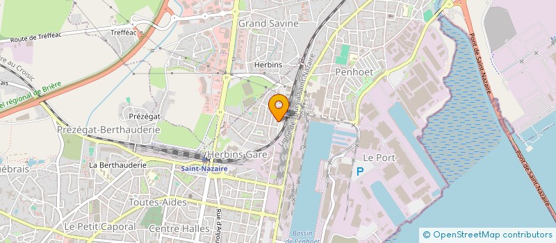 localisation de l'entreprise SCI GINEAU  SAINT-NAZAIRE