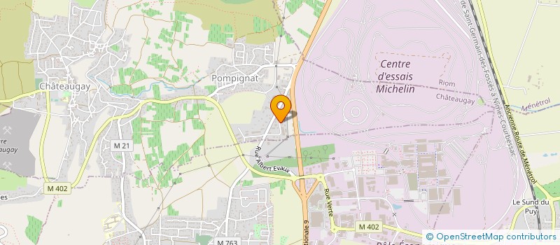 localisation de l'entreprise SCI GINEAUD IMMO  CHATEAUGAY