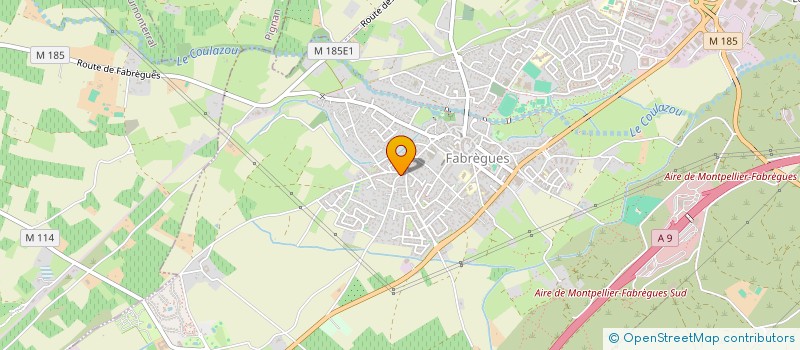 localisation de l'entreprise SCI GINES  FABREGUES