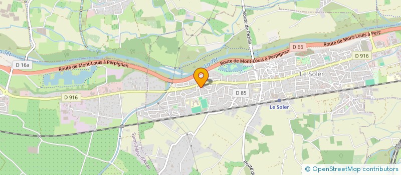 localisation de l'entreprise SCI GINESTA  LE SOLER