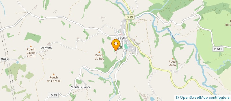 localisation de l'entreprise SCI GINESTE  PONT-DE-SALARS